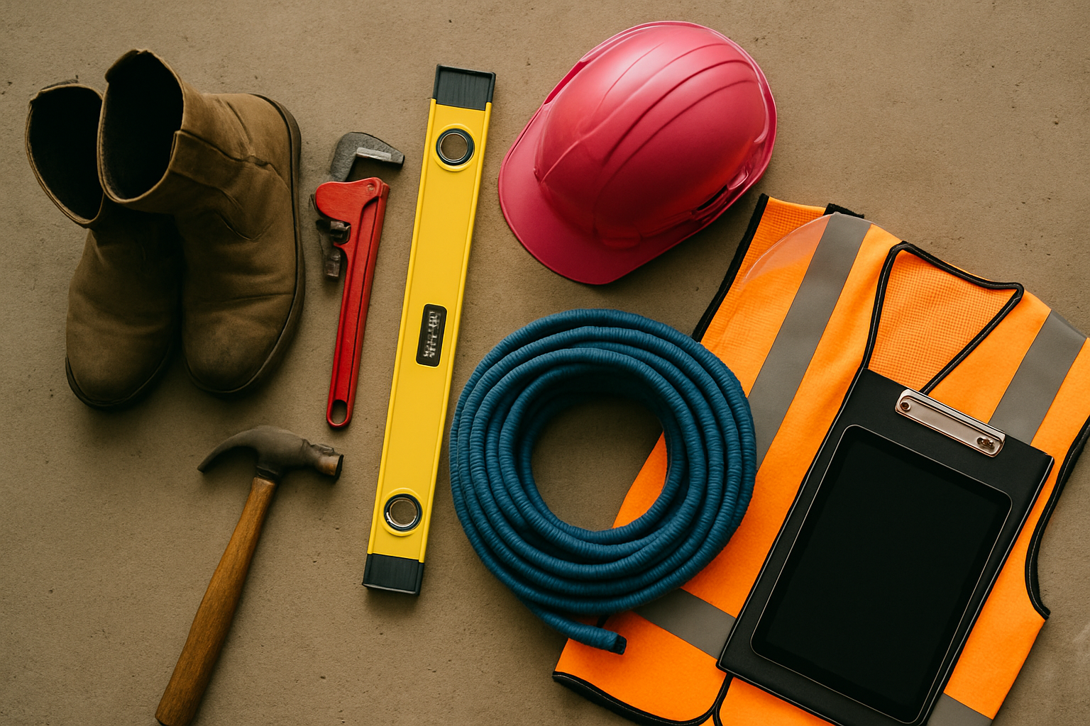 Professional trade tools and equipment